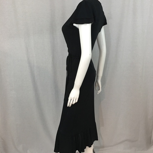 Size Medium Banana Republic Cap Sleeve Wrap Dress - Picture 6 of 8
